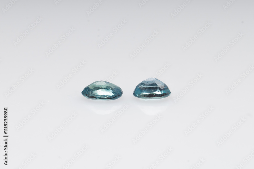 Stunning Natural Alexandrite Gemstones with Dual Coloration and Faceted Cuts