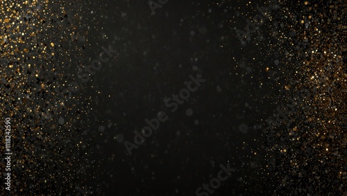 black gold glitter background