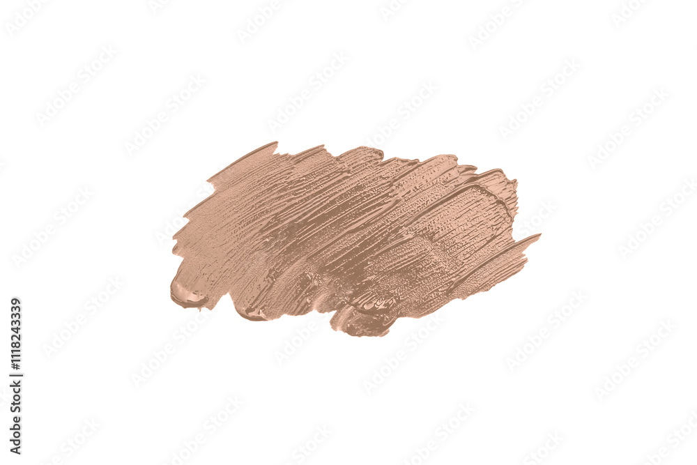 Smear of lipstick isolated on white background, trending color of year 2025. Smear of lipstick isolated on white background, trending color of year 2025.
