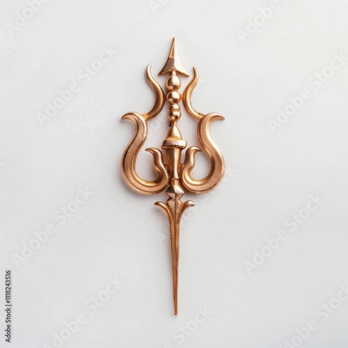 hindu god on white	
