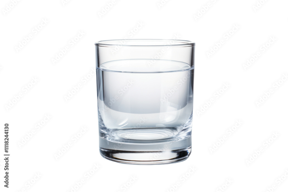 Classic tumbler glass filled with refreshing water, featuring a simple design and smooth edges, highlighting the clarity of the liquid and the light passing through. Classic tumbler glass filled with refreshing water, featuring a simple design and smooth edges, highlighting the clarity of the liquid and the light passing through.