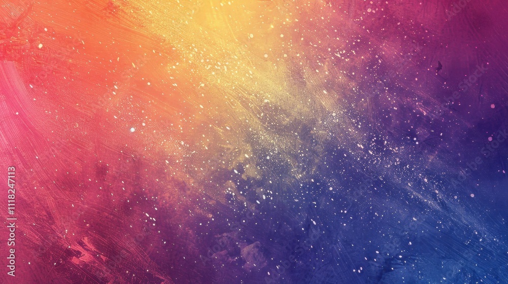 Fototapeta premium A vibrant abstract background with a cosmic gradient of colors.