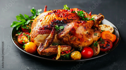 Roasted Chicken with Seasonal Vegetables