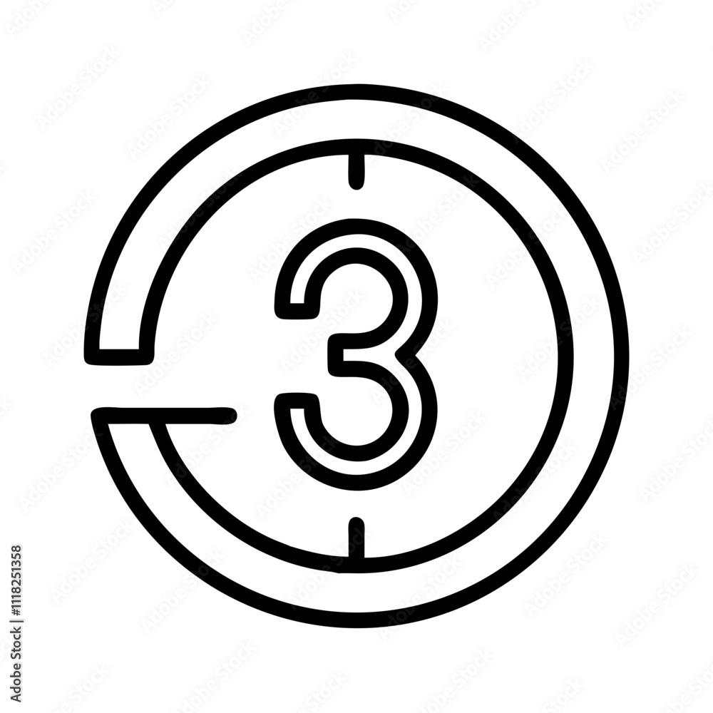 countdown numbers icon, new year illustration, new year icon - simple black line art of countdown numbers, symbolizing new year celebrations new year vector countdown numbers icon, new year illustration, new year icon - simple black line art of countdown numbers, symbolizing new year celebrations new year vector