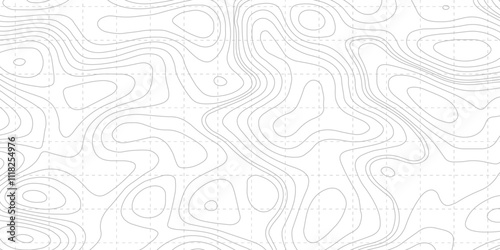 Topography background vector geographic contour map. Abstract pattern with lines. 