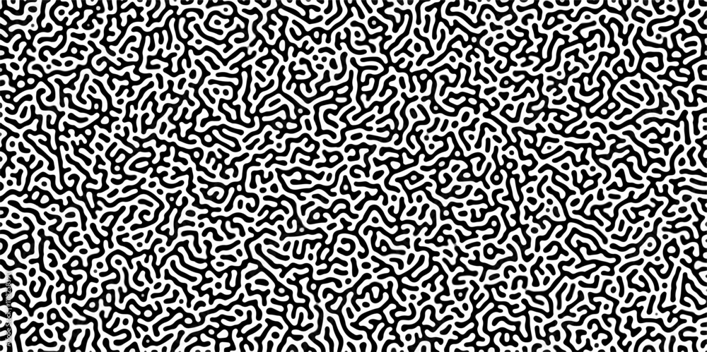 Abstract truing organic wallpaper Turing reaction diffusion monochrome seamless pattern .Monochrome Turing reaction background .Natural seamless line pattern. Linear design with biological shapes
Abstract truing organic wallpaper Turing reaction diffusion monochrome seamless pattern .Monochrome Turing reaction background .Natural seamless line pattern. Linear design with biological shapes