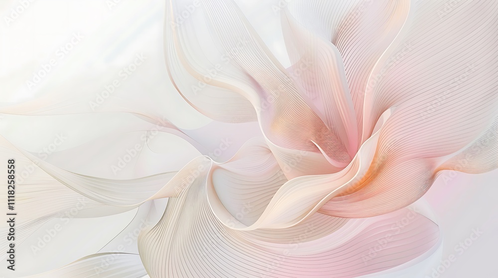 Abstract background featuring intricate line art and a soft color palette, perfect for elegant mockup presentations Abstract background featuring intricate line art and a soft color palette, perfect for elegant mockup presentations