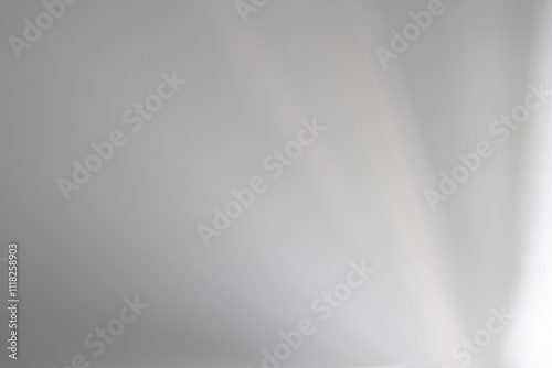 Abstract shadow drop on white wall background overlay mockup effect