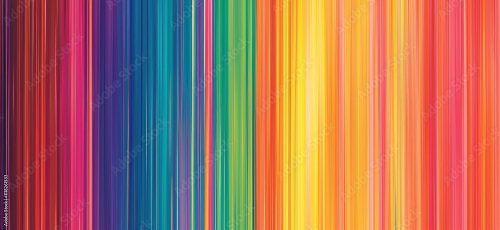 Obraz premium Vibrant colorful stripes creating a dynamic background