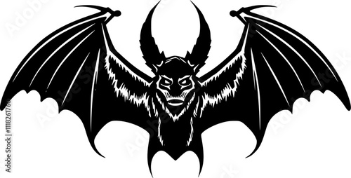 Bat - High Quality Vector Logo - Vector illustration ideal for T-shirt graphic