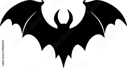 Bat | Minimalist and Simple Silhouette - Vector illustration