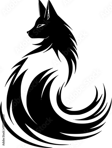 Fox - High Quality Vector Logo - Vector illustration ideal for T-shirt graphic