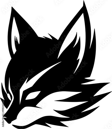 Fox | Minimalist and Simple Silhouette - Vector illustration