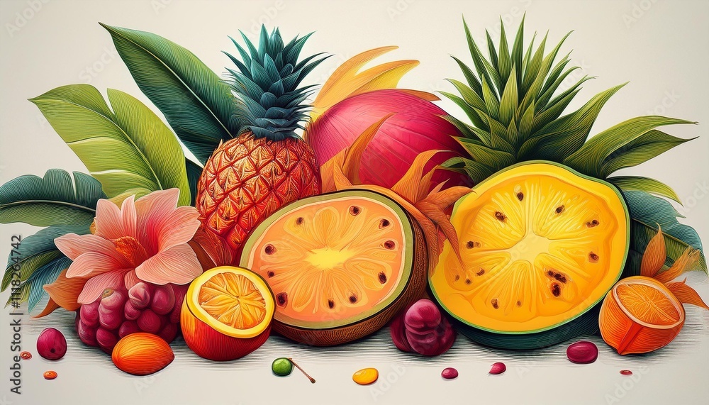 fruits and vegetables on the table fruits and vegetables on the table