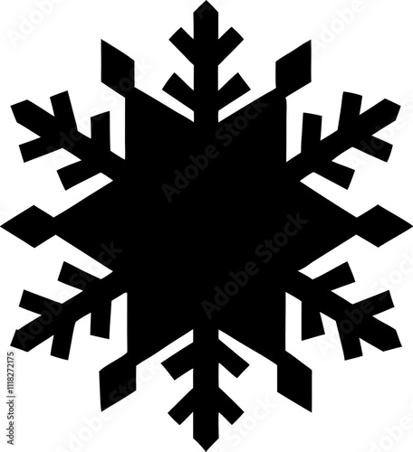 set of snowflakes
