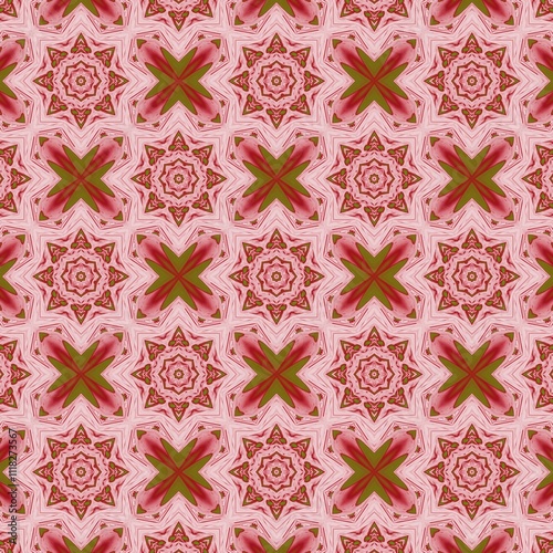 Christmas Festive Winter Holiday Seamless Pattern | Joyful Snowflakes, Gifts, and Ornaments | Perfect for Wrapping Paper, Textiles, and Digital Design