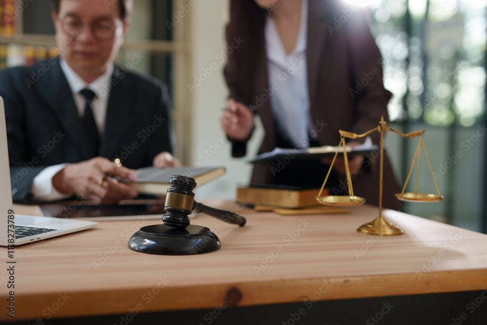 Lawyer and team Talk and consult on solving problems and work related to legal work of lawyers Lawyer and team Talk and consult on solving problems and work related to legal work of lawyers