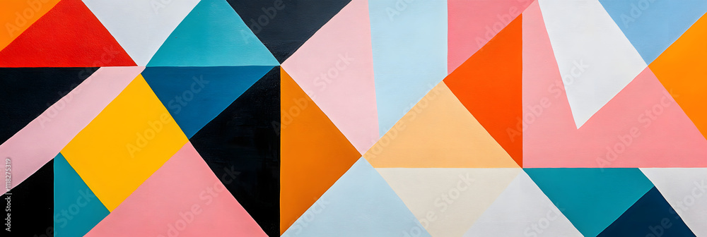 Vibrant Abstract Geometric Pattern Vibrant Abstract Geometric Pattern