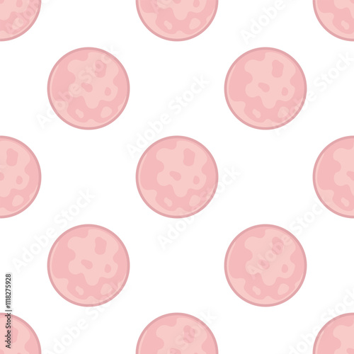 slice of ham seamless pattern