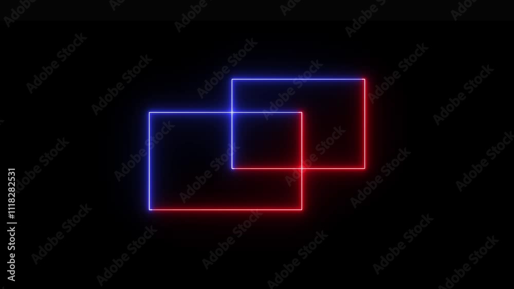 Rectangle Futuristic Neon Line Frame with Gradient Glow Dynamic Moving Neon Rectangle Border Design Rectangle Futuristic Neon Line Frame with Gradient Glow Dynamic Moving Neon Rectangle Border Design