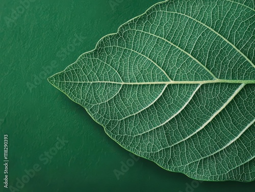 natural transpiration concept. A close-up of a leaf releasing water vapor through stomata, representing transpiration as a part of the hydrological cycle