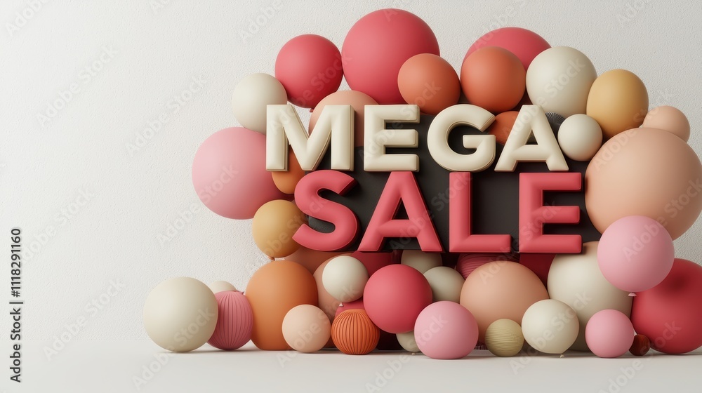 Vibrant and colorful design showcasing a 'Mega Sale' message, perfect for promotions and marketing campaigns. Vibrant and colorful design showcasing a 'Mega Sale' message, perfect for promotions and marketing campaigns.