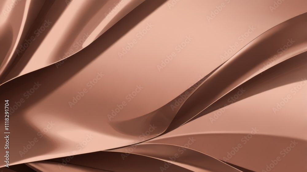 Glossy copper fabric background with a shimmering, reflective surface Glossy copper fabric background with a shimmering, reflective surface