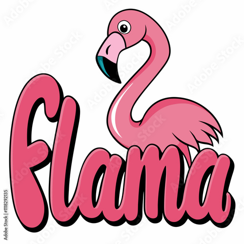 flamingo illustration