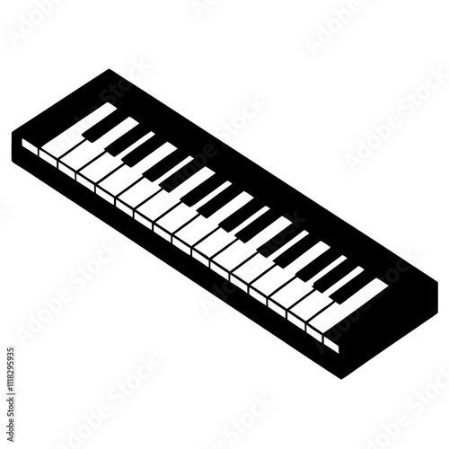 piano keys vector illustration