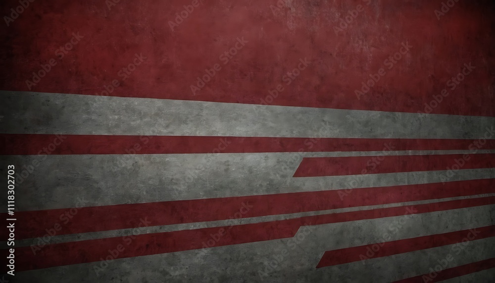 Fototapeta premium red and white lines background Textured paper with red glitter stripe backgrounds, cut out, glitter,4