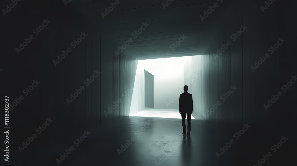 A black space with subtle variations in tone, minimalistic and deep. Void. Illustration A black space with subtle variations in tone, minimalistic and deep. Void. Illustration