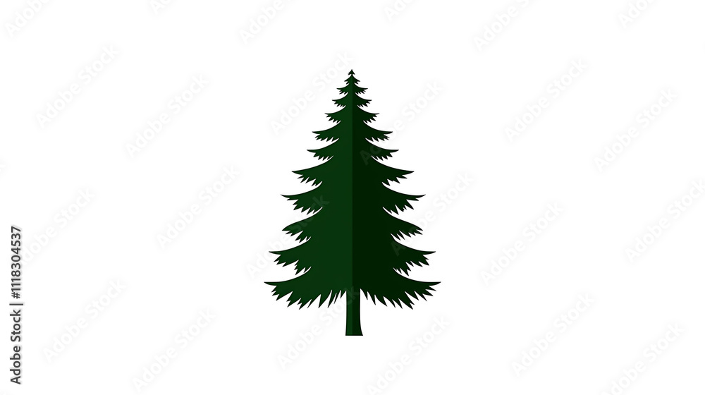 Obraz premium Festive Spirit: Iconic Christmas Tree to Brighten Your Holiday Season