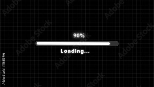 Loading bar.