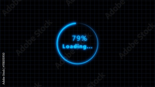 Loading bar.