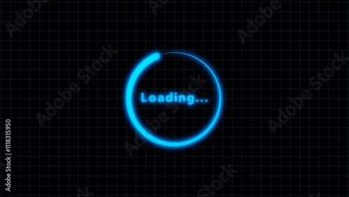 Loading bar.