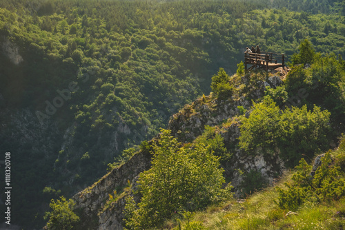 Obraz na płótnie Molitva Viewpoint in Special Nature Reserve Uvac w salonie