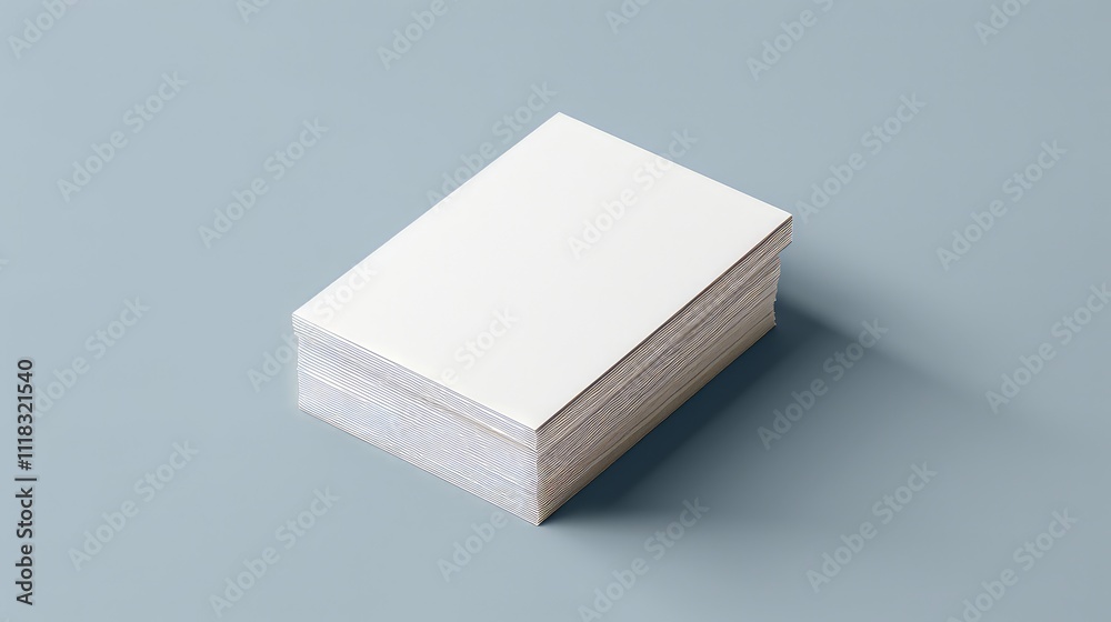 Blank White Paper Stack Mockup, Print Design, Advertising, Branding, Marketing, Publication, Station Blank White Paper Stack Mockup, Print Design, Advertising, Branding, Marketing, Publication, Station