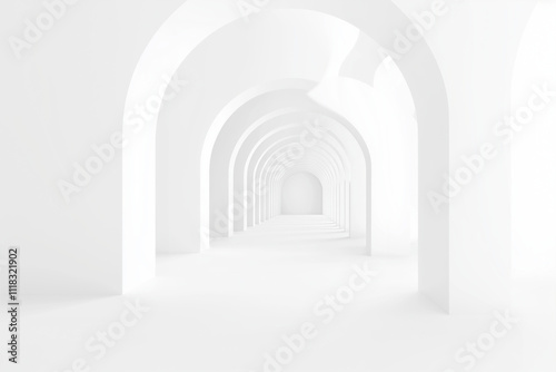 white arch