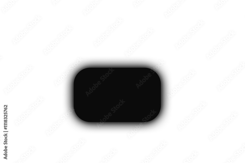 Black rounded button shadow Black rounded button shadow