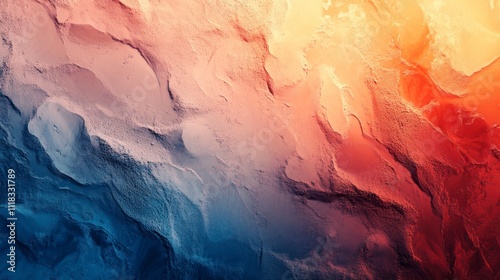 Wallpaper Mural Textured Abstract Background Featuring a Rough Surface with Vivid Colors in Shades of Blue, Orange, and Pink for Creative Design and Art Projects Torontodigital.ca