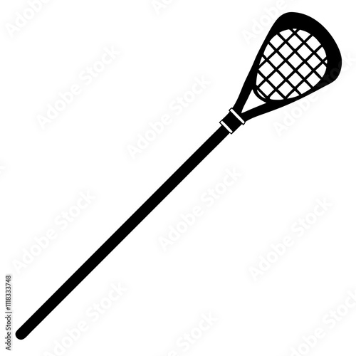 badminton racket and shuttlecock