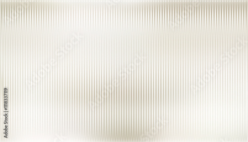 Vector ribbed glass texture background. Light grey beige white ribbed glass. Mesh gradient. acrylic ribbed bath surface. Ribbed glass background semitransparent overlay. Bath wall window
