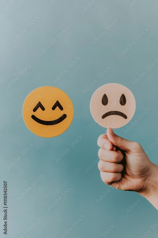 Choosing between the negative and positive in a person's life. Choosing between the negative and positive in a person's life.