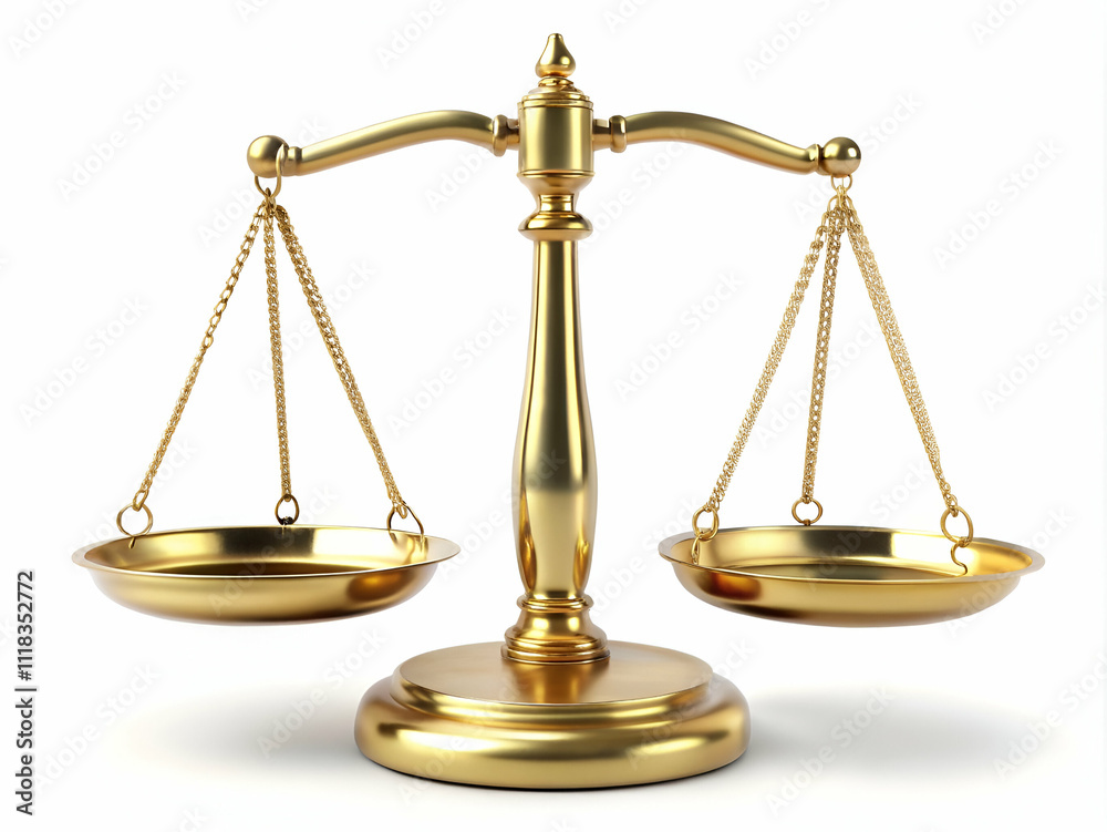 A golden balance scale symbolizing justice and fairness, with two equal pans representing the weighing of evidence or arguments. A golden balance scale symbolizing justice and fairness, with two equal pans representing the weighing of evidence or arguments.