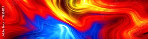 Abstract Swirling Colors Background