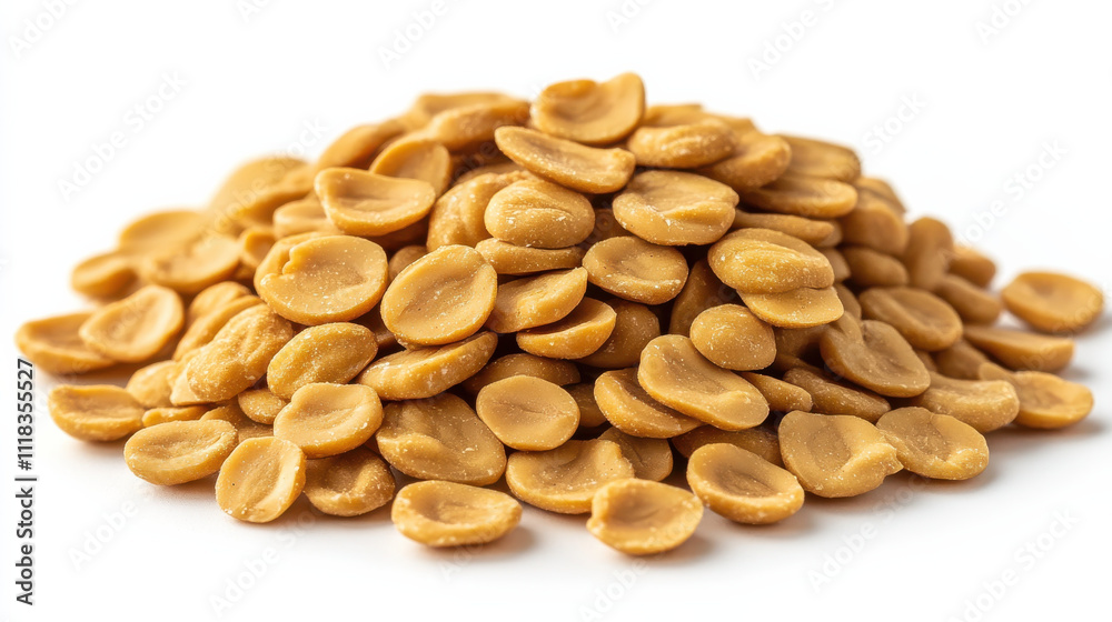 Delicious peanut brittle pieces stacked together, showcasing their golden color and unique texture, perfect for snacking or dessert Delicious peanut brittle pieces stacked together, showcasing their golden color and unique texture, perfect for snacking or dessert