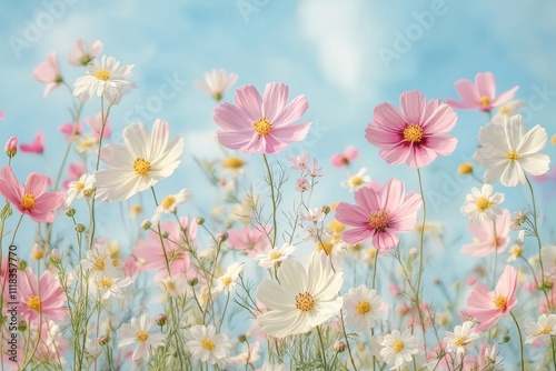 pink wild flowers in the field