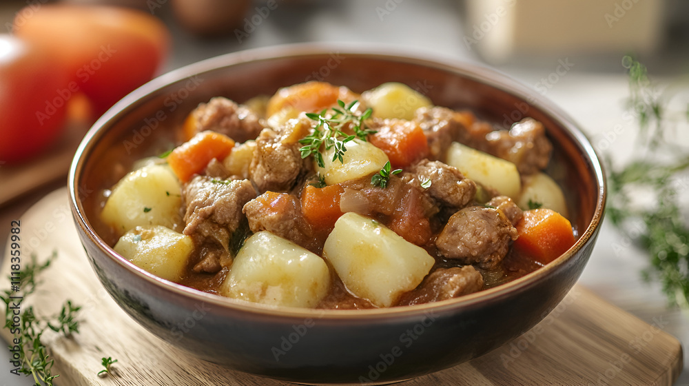 Hearty Beef Stew with Potatoes and Carrots Hearty Beef Stew with Potatoes and Carrots
