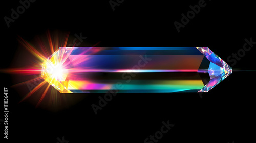 colorful rainbow light