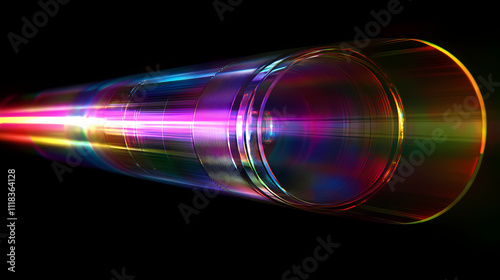 colorful rainbow light